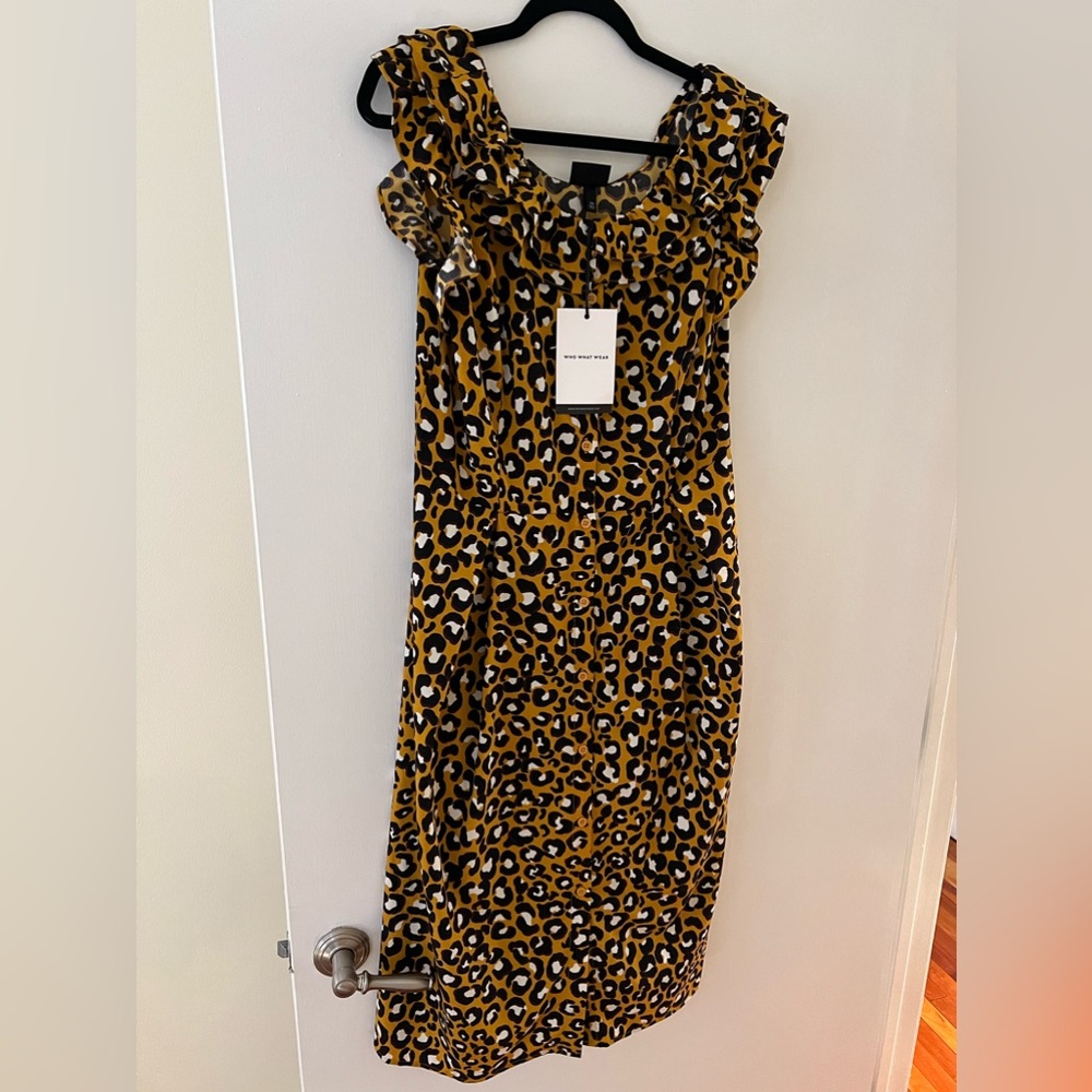 Animal print dress